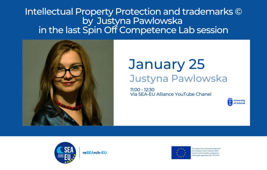 Intellectual Property Protection and trademarks © by Justyna Pawlowska in the last Spin Off Competence Lab session