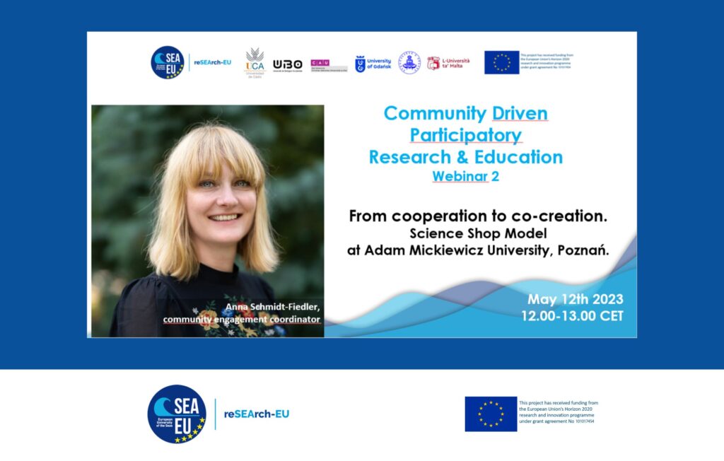 Science Shop Webinar 2: Community Driven Participatory Research & Education – From cooperation to co-creation