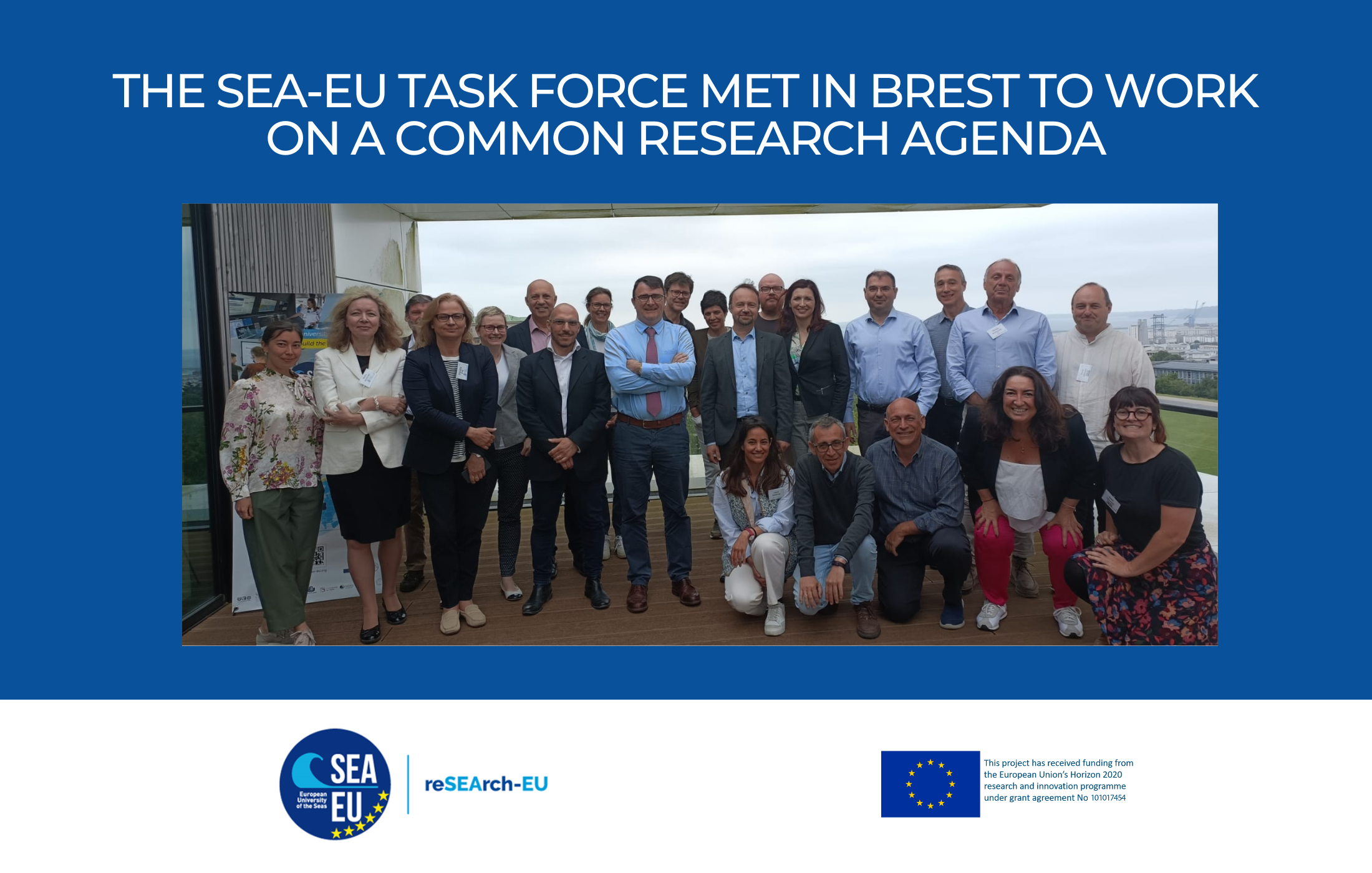 THE SEA-EU TASK FORCE MET IN BREST TO WORK ON A COMMON RESEARCH AGENDA