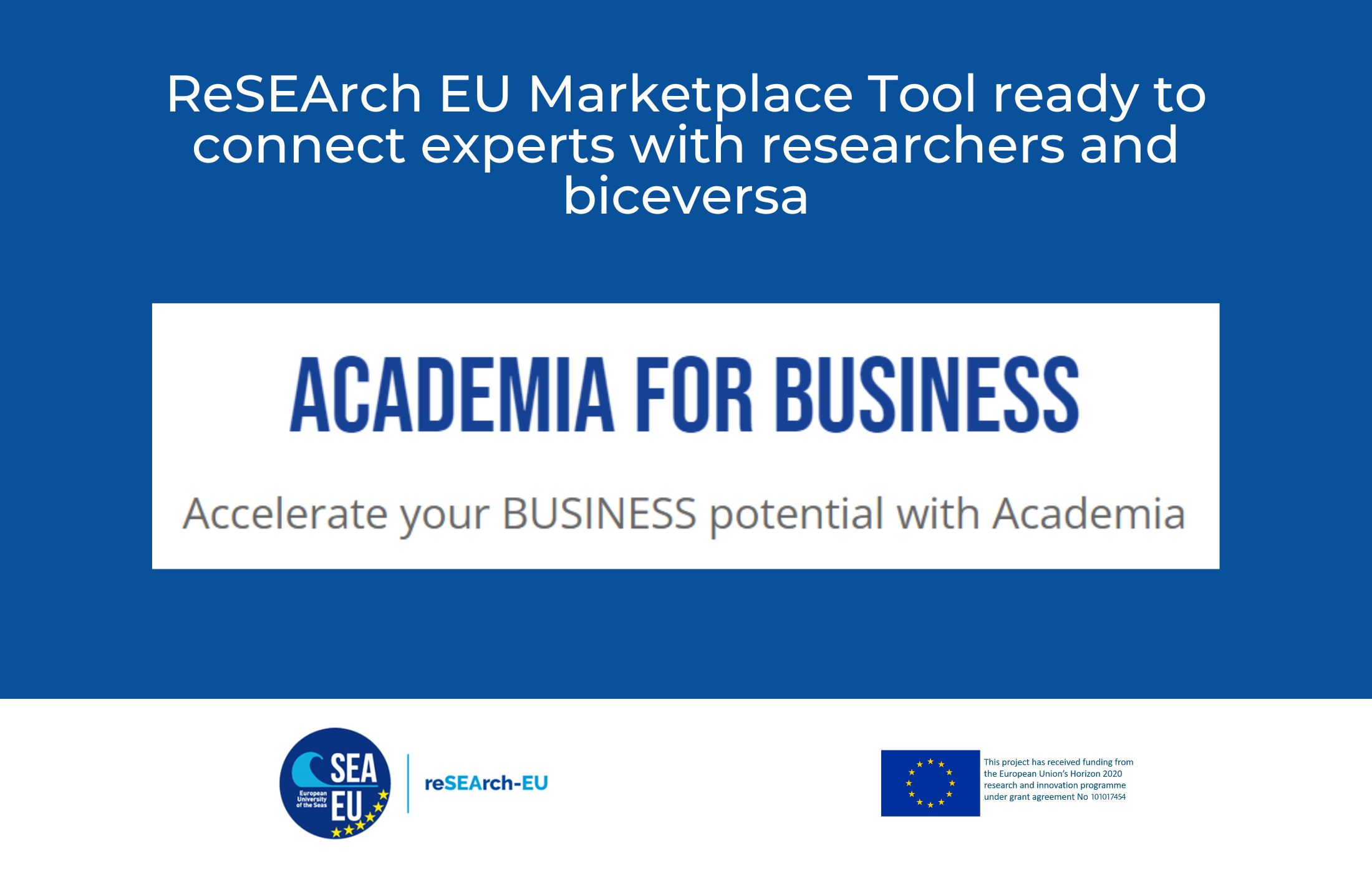 ReSEArch EU Marketplace Tool ready to connect experts with researchers and biceversa